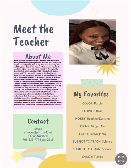 Meet The Teacher 